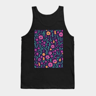 colorful floral pattern Tank Top